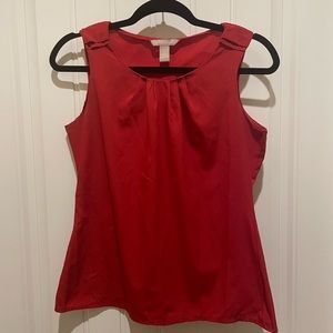 Lovely red Banana Republic shell/tank - business attire - small